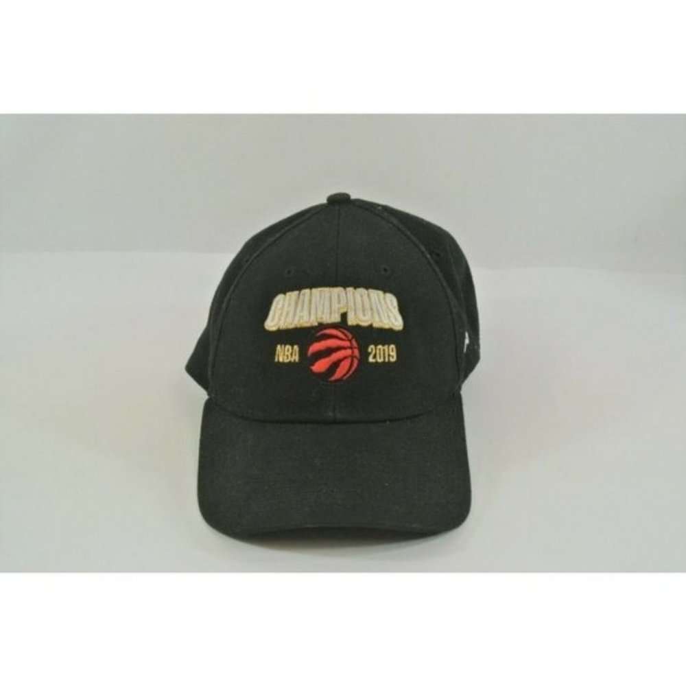Toronto Raptors NBA Champions 2019 Hat  Black Adjustable New Era